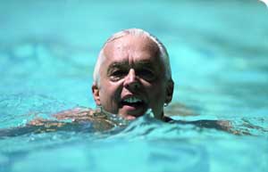 What's the right activity for me? (Image: elderly man swimming)